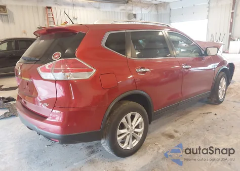 2015 Nissan Rogue Sv z USA, uszkodzony, nr VIN KNMAT2MT0FP524373